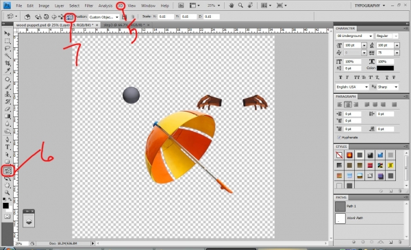 Creation of Master Puppet: Step 3